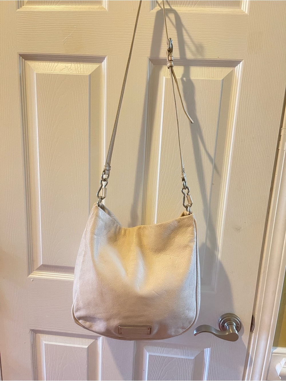 Marc by Marc Jacobs Leather Shoulder /crossbody Bag in Light Beige